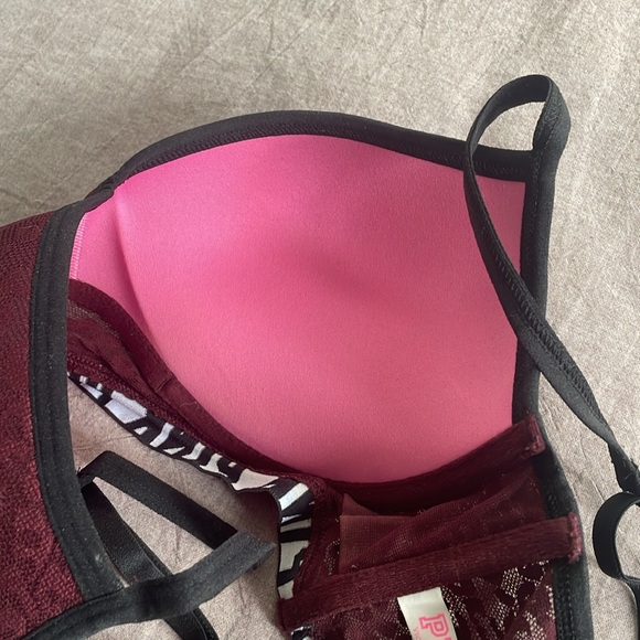 PINK padded bralette - Picture 4 of 4